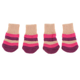 Maxbell Maxbell Pet Winter Socks Dog Floor Grip Socks Shoes Boots Non Slip Claw Cover S Red