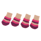 Maxbell Maxbell Pet Winter Socks Dog Floor Grip Socks Shoes Boots Non Slip Claw Cover S Red