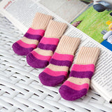 Maxbell Maxbell Pet Winter Socks Dog Floor Grip Socks Shoes Boots Non Slip Claw Cover L Red