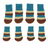 Maxbell Maxbell Pet Winter Socks Dog Floor Grip Socks Shoes Boots Non Slip Claw Cover S Blue