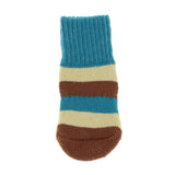 Maxbell Maxbell Pet Winter Socks Dog Floor Grip Socks Shoes Boots Non Slip Claw Cover S Blue