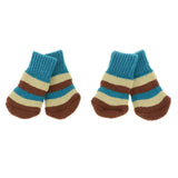 Maxbell Maxbell Pet Winter Socks Dog Floor Grip Socks Shoes Boots Non Slip Claw Cover S Blue