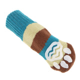 Maxbell Maxbell Pet Winter Socks Dog Floor Grip Socks Shoes Boots Non Slip Claw Cover L Blue