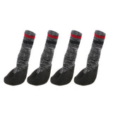 Maxbell Maxbell Anti-slip Pet Dog Socks Shoes Boots Warm Cotton Socks Paw Protector Grey_XL