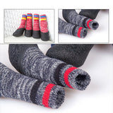 Maxbell Maxbell Anti-slip Pet Dog Socks Shoes Boots Warm Cotton Socks Paw Protector Grey_XL