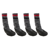 Maxbell Maxbell Anti-slip Pet Dog Socks Shoes Boots Warm Cotton Socks Paw Protector Grey_XL