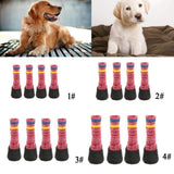 Maxbell Maxbell Anti-slip Pet Dog Socks Shoes Boots Warm Cotton Socks Paw Protector Red_L
