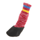 Maxbell Maxbell Anti-slip Pet Dog Socks Shoes Boots Warm Cotton Socks Paw Protector Red_XL