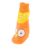 Maxbell Maxbell 4x Waterproof Pet Dog Socks Puppy Anti-slip Boots Paw Protection Yellow - M