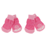 Maxbell Maxbell Set 4 Waterproof Pet Dog Socks Puppy Anti-slip Boots Paw Protection 001 - S
