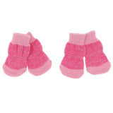 Maxbell Maxbell Set 4 Waterproof Pet Dog Socks Puppy Anti-slip Boots Paw Protection 001 - S