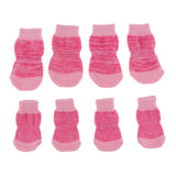 Maxbell Maxbell Set 4 Waterproof Pet Dog Socks Puppy Anti-slip Boots Paw Protection 001 - S