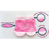 Maxbell Maxbell Set 4 Waterproof Pet Dog Socks Puppy Anti-slip Boots Paw Protection 001 - S