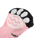 Maxbell Maxbell Set 4 Waterproof Pet Dog Socks Puppy Anti-slip Boots Paw Protection 003 - L