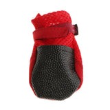 Maxbell Maxbell Dog Mesh Shoes Pet Boots Breathable Protective Puppy Booties Red 5#
