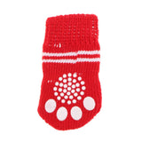 Maxbell Maxbell Christmas Theme Red Pet Non-slip Botton Socket Indoor Wear Keep Warm Socks S