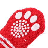 Maxbell Maxbell Christmas Theme Red Pet Non-slip Botton Socket Indoor Wear Keep Warm Socks S