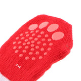 Maxbell Maxbell Christmas Theme Red Pet Non-slip Botton Socket Indoor Wear Keep Warm Socks L