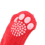Maxbell Maxbell 4Pcs Pet Winter Socks Dog Floor Grip Socks Shoes Boots Non Slip Claw Cover S