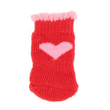 Maxbell Maxbell 4Pcs Pet Winter Socks Dog Floor Grip Socks Shoes Boots Non Slip Claw Cover S