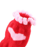 Maxbell Maxbell 4Pcs Pet Winter Socks Dog Floor Grip Socks Shoes Boots Non Slip Claw Cover L