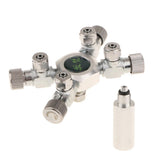 Maxbell Maxbell Aquarium Carbon Dioxide Multi Way CO2 Splitter Regulator Check Valve 4 Way