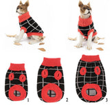 Maxbell Maxbell Colorful Grid Design Pet Knitted Sweater Winter Keep Warm Apparel Outfit XS
