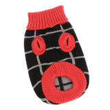 Maxbell Maxbell Colorful Grid Design Pet Knitted Sweater Winter Keep Warm Apparel Outfit XS