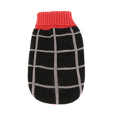 Maxbell Maxbell Colorful Grid Design Pet Knitted Sweater Winter Keep Warm Apparel Outfit XS