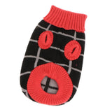 Maxbell Maxbell Colorful Grid Design Pet Knitted Sweater Winter Keep Warm Apparel Outfit XS