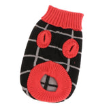 Maxbell Maxbell Colorful Grid Design Pet Knitted Sweater Winter Keep Warm Apparel Outfit S