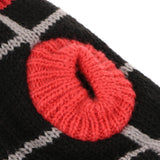 Maxbell Maxbell Colorful Grid Design Pet Knitted Sweater Winter Keep Warm Apparel Outfit S