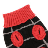 Maxbell Maxbell Colorful Grid Design Pet Knitted Sweater Winter Keep Warm Apparel Outfit S