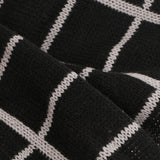 Maxbell Maxbell Colorful Grid Design Pet Knitted Sweater Winter Keep Warm Apparel Outfit L