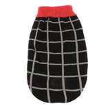 Maxbell Maxbell Colorful Grid Design Pet Knitted Sweater Winter Keep Warm Apparel Outfit L