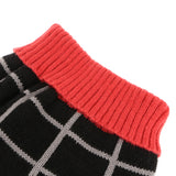 Maxbell Maxbell Colorful Grid Design Pet Knitted Sweater Winter Keep Warm Apparel Outfit L