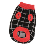 Maxbell Maxbell Colorful Grid Design Pet Knitted Sweater Winter Keep Warm Apparel Outfit L