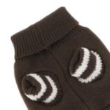 Maxbell Maxbell Colorful Heart-shaped Design Pet Knitted Sweater Winter Keep Warm Apparel S