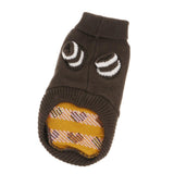 Maxbell Maxbell Colorful Heart-shaped Design Pet Knitted Sweater Winter Keep Warm Apparel S