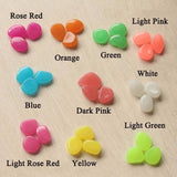 Maxbell Maxbell 40pcs Glow In the Dark Pebble Stone Mix Color Luminous Stone DIY Rocks Decor