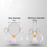 Maxbell Self-adhesive Broom Mop Holder Repeating Used Mop Broom Clip Hanger Clear - Aladdin Shoppers