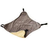 Maxbell Maxbell Reversible Pet Hammock Small Animals Hanging Bed Pad Pet Cage Comforter S Beige