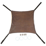 Maxbell Maxbell Reversible Pet Hammock Small Animals Hanging Bed Pad Pet Cage Comforter S Beige