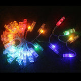 Maxbell LED Photo Clip String Light Battery Powered Picture Display Light Colorful - Aladdin Shoppers