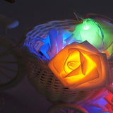 Maxbell 20LEDs Green Rattan Rose String Fairy Light 2.2m Garland Fairy Light Colorful - Aladdin Shoppers