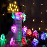 Maxbell 20LEDs Green Rattan Rose String Fairy Light 2.2m Garland Fairy Light Colorful - Aladdin Shoppers