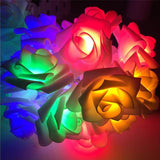 Maxbell 20LEDs Green Rattan Rose String Fairy Light 2.2m Garland Fairy Light Colorful - Aladdin Shoppers