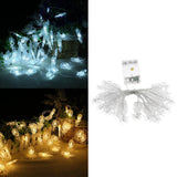 Maxbell 20 Head LED Transparent Pineapple Shape Battery Box Light String Warm White - Aladdin Shoppers