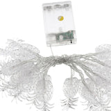 Maxbell 20 Head LED Transparent Pineapple Shape Battery Box Light String White - Aladdin Shoppers