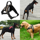 Maxbell Maxbell Pet Dog Saddle Vest Harness Chest Strap Padded Walking Harness Leopard_L